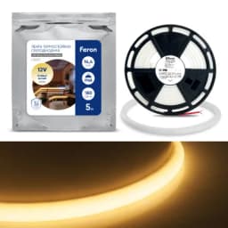 Cветодиодная неоновая LED лента Feron LS651 180SMD2835м 144Втм 5м IP68 12V 3000К 32095