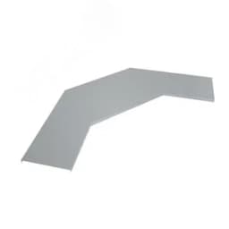Крышка лестничного горизонтального угла 90 гр. 800 мм KLGL90-800 КМ-профиль