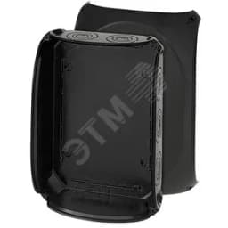 Коробка распределительная пустая 255х355х122 IP66/67 черная стойкая к УФ