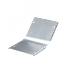 Крышка на угол вертикальный внутренний 45 градусов 80х100, 1,5 мм, цинк-ламель, в комплекте с крепежными элементами необходимымидля монтажа