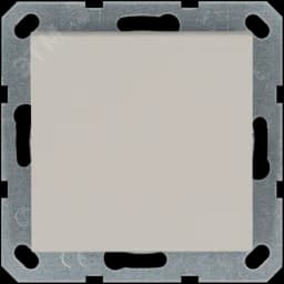 Выключатель одноклавишный 10A 250V~ с накладкой, цвет Тауп