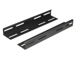 Рельса L для шкафа глубиной 600 (320-350x37x37) чёрная *(2 шт) SA 6001001
