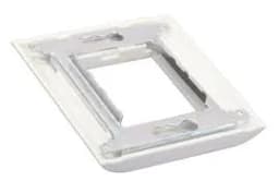 Панель лицевая настенная под 1 вставку Mosaic, 45x45, с подрамником, белая, уп-ка 10 шт. NETLAN EC-FPM-1-WT-10