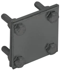 Зажим крестообразный с раздел. полоса-полоса 40мм оцинк. сталь TD IEK ZCC68-13-1-40