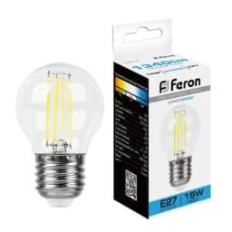 Лампа светодиодная Feron LB515 Шарик E27 15W 6400K 38254