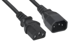Кабель питания монитор-компьютер EC 320 C14/ C13 (3 м) Cabeus PC-189-VDE-3M