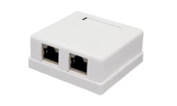 Компьютерная розетка 8P8C (RJ-45), FTP, 6, 2 порта SUPRLAN (10-0353)