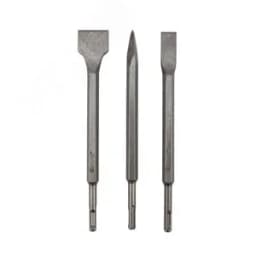 Набор зубил для перфоратора SDS-plus, (упак - 3 шт.)