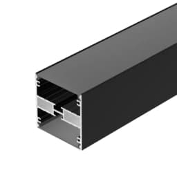 Профиль LINE5050DUAL2000 ANOD BLACK Arlight Алюминий 045652