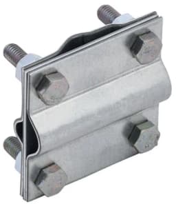 Зажим заземления крестообразный стержень-полоса/пруток оцинк. сталь IEK ZGC33-11-1-16-40