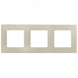 ETIKA Рамка 3 поста слоновая кость Legrand