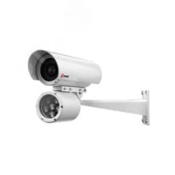 Видеокамера уличная взрывозащищенная с внешним прожектором IP PoE+ IP66/IP68 Тахион