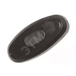 Переключатель на шнур 6А 250В (еврослот) черный