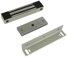 Замок электромагнитный с уголком ML-180K , 180 кг (серый)