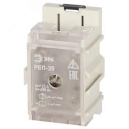 Распределительный блок проходной РБП NO-224-76 35 (1х35-4х6 мм2) 125/50А