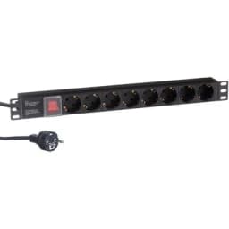 Блок розеток ServerPro PDU-19H802 Al-8S-EU1.8CU-SW Exegate