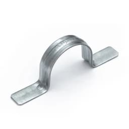 Скоба металлическая двухлапковая СМД d38-40 мм для монтажного пистолета (без отверстий) (50шт/350шт уп/кор) Промрукав