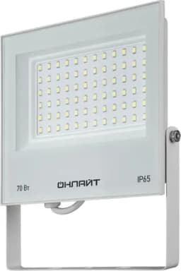 Прожектор светодиодный 90 138 OFL-70-6K-WH-IP65-LED 70Вт 6000К IP65 5600лм бел. ОНЛАЙТ 90138