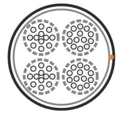 Кабель витая пара Hyperline UUTP50-C3-S24-IN-LSZH-GY