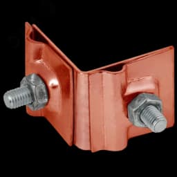 Держатель проводника круглого 6-10мм для фальца угловой h=40мм медь IEK