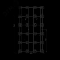 Опорная конструкция для установки оборудования TECHNORAPTOR FOOT 2500х5000