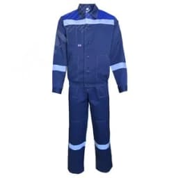 Костюм Енисей летний куртка ткань, полукомбинезон, цвет темно-синий с васильком размер 52-54, 104-108, 182-188