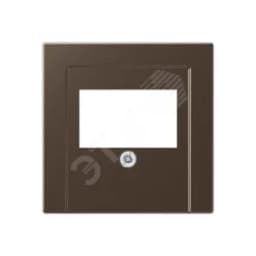Накладка для USB розетки (ТАЕ гнезда)  Серия A500  Материал- дуропласт  Цвет- мокко