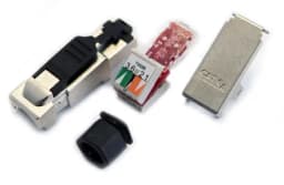 Разъем RJ-45 (8P8C) под витую пару Hyperline PLUF-8P8C-S-C6-SH