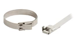 Стяжка стальная, коррозионно-стойкая нержавеющая сталь Hyperline FVC-370 100 шт.