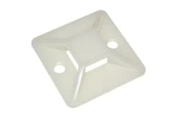Площадка самокл. 20х20 под хомуты бел. (уп.20шт) IEK UHP30-20-020