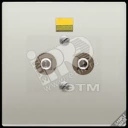 Розетка штепсельная для выравнивания потенциалов алюминий