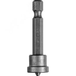 Бита "Мастер" Phillips, с ограничителем, 50 мм, тип хвостовика E 1/4", Cr-V, 1 шт в слайде