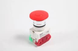 Выключатель кнопочный "Грибок" AE ВК-22 d22мм с фиксацией красн. DEKraft 25038DEK