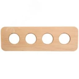 Шедель Рамка 4-х постовая (Натурэль) скрытый монтаж BF5 BF5-640-10 Бирони