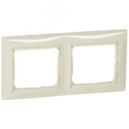 VALENA Рамка 2 поста горизонтальная слоновая кость 695632 LEGRAND