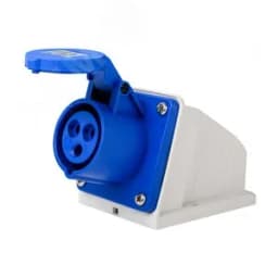 Розетка стационарная 2Р+РЕ 32А 220В IP44 РС-103