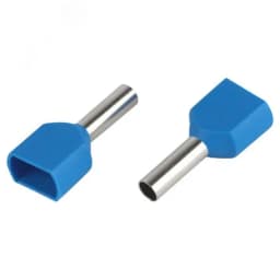 Наконечник-гильза с изолированным фланцем (упаковка 50 шт.) NO-225-103 (двойной) НШвИ(2) 2,5-10 ЭРА