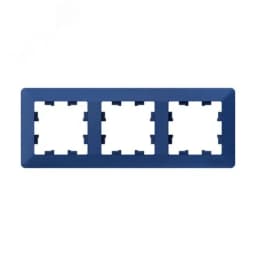 ATLASDESIGN AIR 3-постовая РАМКА, АКВАМАРИН/дымчатый черный