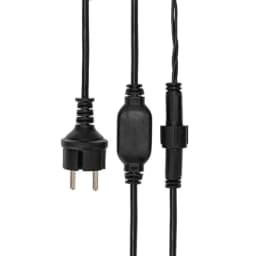 Гирлянда светодиодная Занавес 2х08м 160 LED ТЕПЛЫЙ БЕЛЫЙ черный ПВХ IP65 постоянное свечение 230В соединяется NEONNIGHT нужен шнур 303500 235286