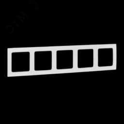 Стокгольм Рамка 5-местная белая EKF