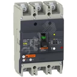 Выключатель автоматический дифференциальный АВДТ 25 KA/415 В 3П/3Т 63 A