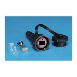 Промышленный разъем RJ-45 (8P8C) под витую пару Hyperline PLUG-IE-8P8C-PV-C6-SH