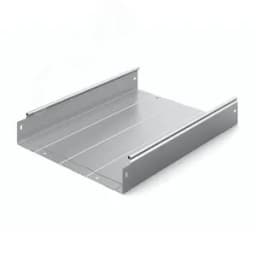 Металлический лоток неперфорированный 400х80х3000, толщина 1,0 мм, Сендзимир цинк