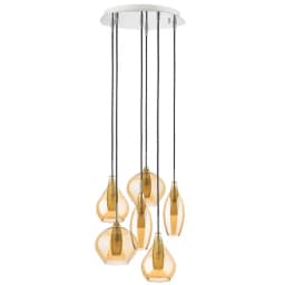 Cветильник Lightstar PENTOLA 6х25W G9 Янтарный 803063