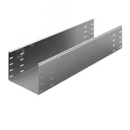 Универсальный лоток неперфорированный 200х200х3000, толщина 1,5 мм, Сендзимир цинк