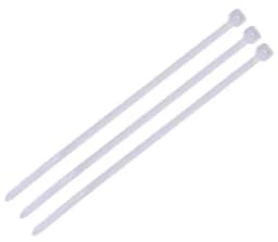 Стяжки 2,5x100мм белые (100шт) Optimus