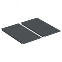 Панель основания шкафа LINEA S 750х1070мм черная (2шт/компл) ITK