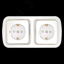 Беларусь розетка 2-х местная зк с/ш