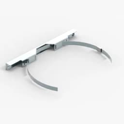 Крепление на опору для термошкафов шириной 200-380 мм.Амадон КМА-1