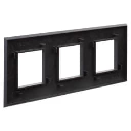Рамка 3-м 6мод. Avanti «Черный матовый» DKC 4412906